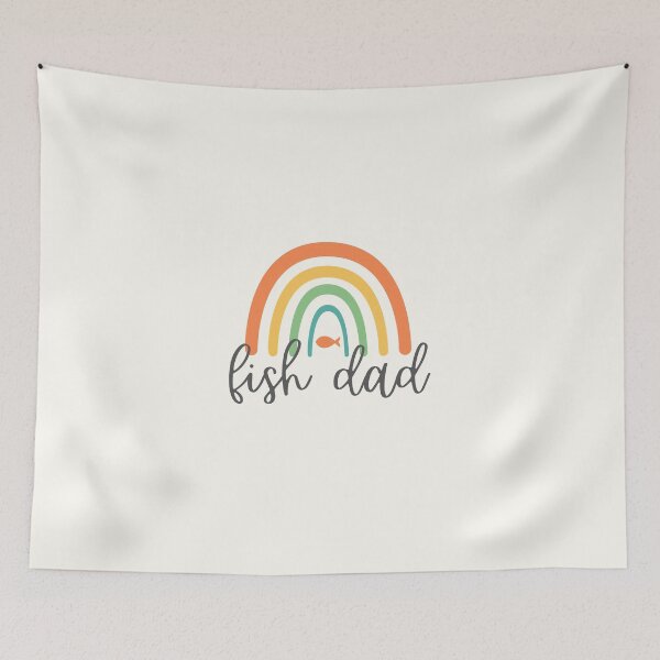 Item preview, Fish Dad - Colorful Rainbow - Fish Fathers Gift designed and sold by patternjp.