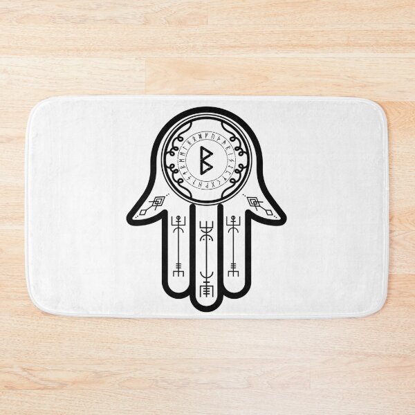 Item preview, Berkana Rune Hamsa Hand  designed and sold by hamsasoul.