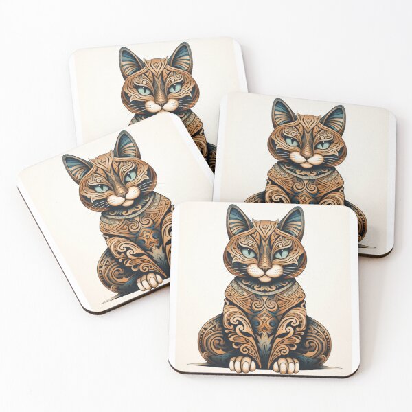 Item preview, Unfazed by chaos, the cat lounges with serene indifference. designed and sold by WHITI_MANAWA.