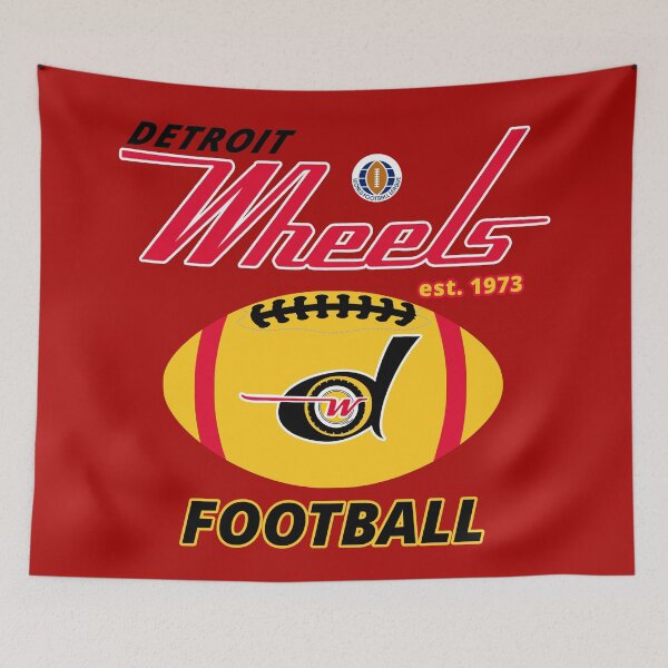 Item preview, Detroit Wheels Football designed and sold by TeeArcade84.