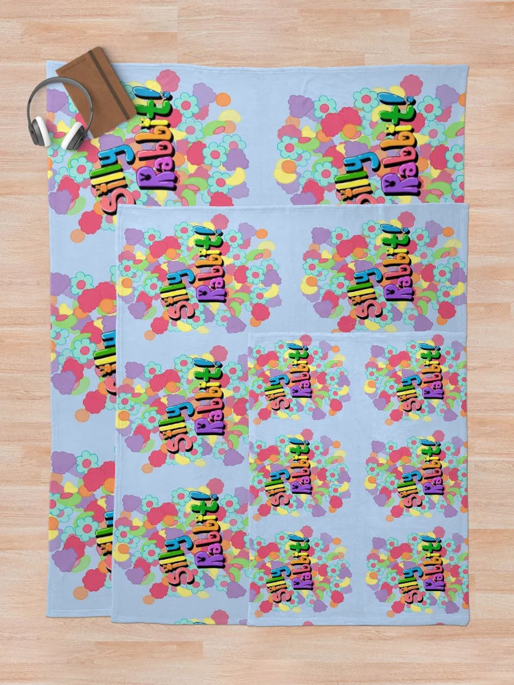 Thumbnail 5 of 6, Throw Blanket, Silly Rabbit designed and sold by PyroAshes.