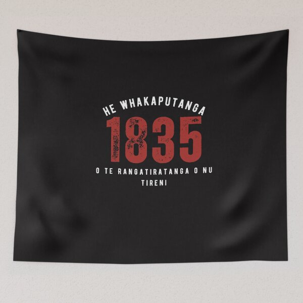 Item preview, He Whakaputanga (White)  designed and sold by KiwiSwag.