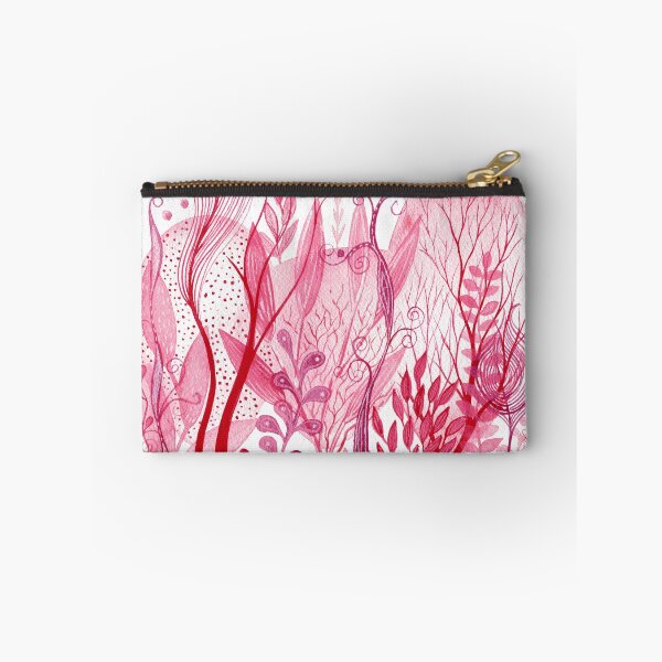 Item preview, Pink Sea Garden - Intuitive abstract watercolour painting in shades of pink inspired by underwater plants and coral designed and sold by klbailey.