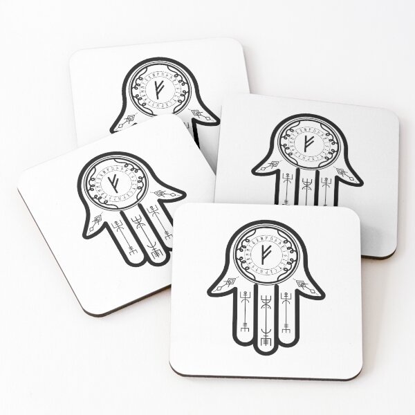 Item preview, Fehu Hamsa Hand designed and sold by hamsasoul.
