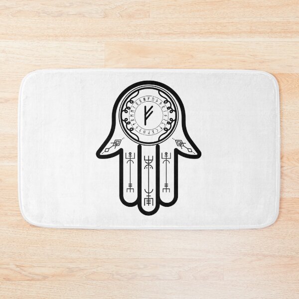 Item preview, Fehu Hamsa Hand designed and sold by hamsasoul.