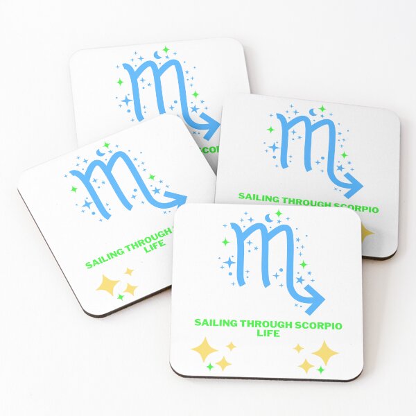 Item preview, Sailing Through Scorpio Life - Blue And Green designed and sold by MadeByJadex.
