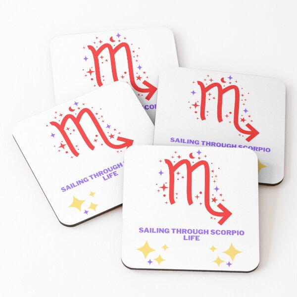 Item preview, Sailing Through Scorpio Life - Red And Purple designed and sold by MadeByJadex.