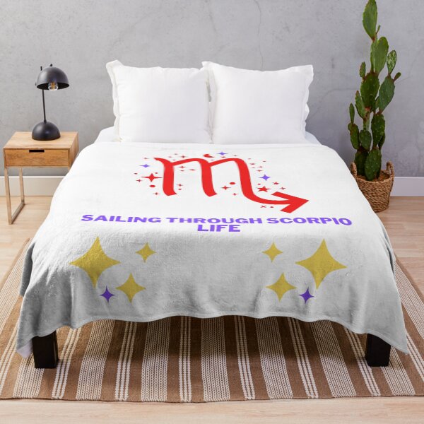 Item preview, Sailing Through Scorpio Life - Red And Purple designed and sold by MadeByJadex.
