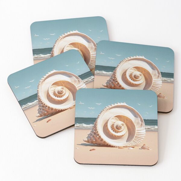 Item preview, Conch Sea Shell - Infninate Spiral - Fibonacci Curve designed and sold by Loving Nature Gifts.