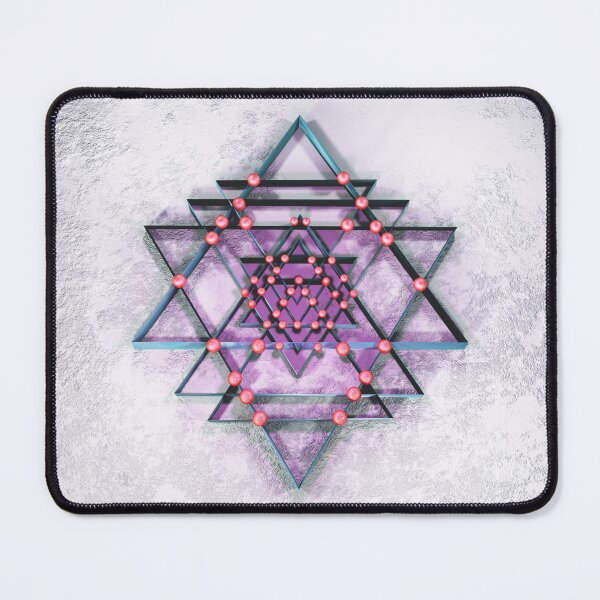 Item preview, Sri Yantra Maha Meru on a Field of Ice designed and sold by JoreJj Z. Elprehzleinn.