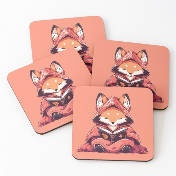 Item preview, Red Mage Fox Reading A Book designed and sold by SweetClicks123.