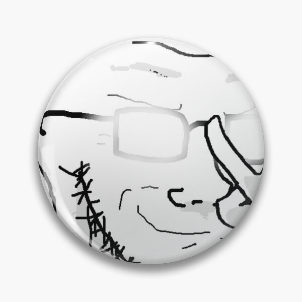 Item preview, gafas de anime wojak designed and sold by BashPIXIE.