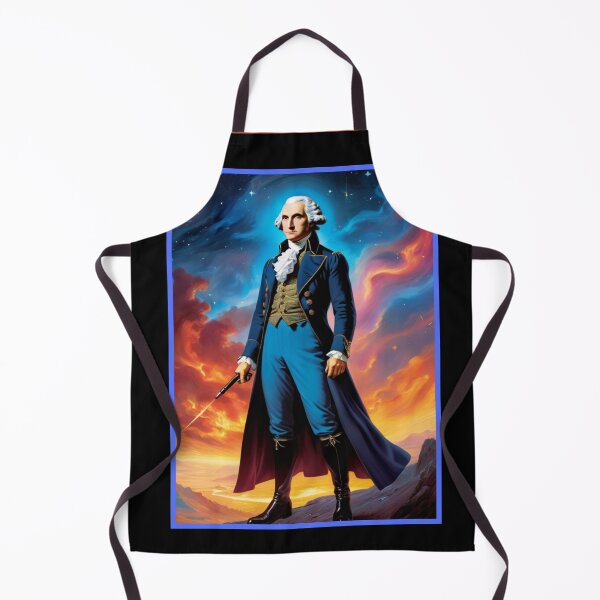 Item preview, GEORGE WASHINGTON-VIOLET FIRE FANTASY ART designed and sold by PatriotCat.