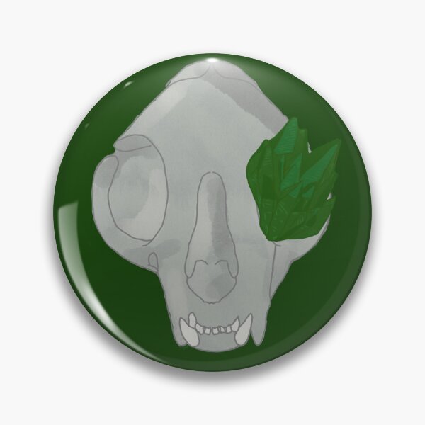 Item preview, Emerald cat skull designed and sold by PlutoSpawnNeeks.