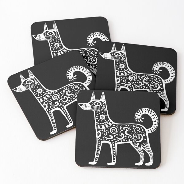 Item preview, Lino Cut Dog designed and sold by Texterns.