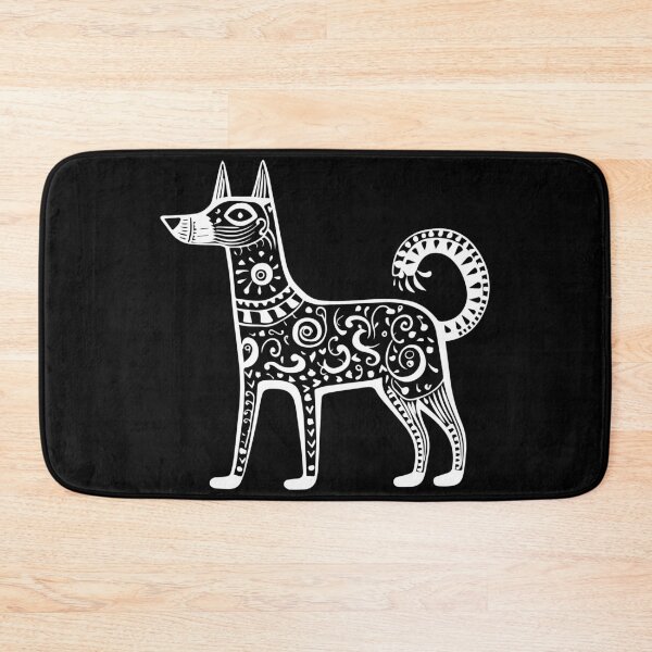 Item preview, Lino Cut Dog designed and sold by Texterns.