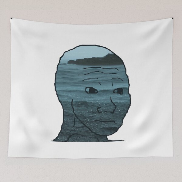 Item preview, Ocean wojak designed and sold by BashPIXIE.