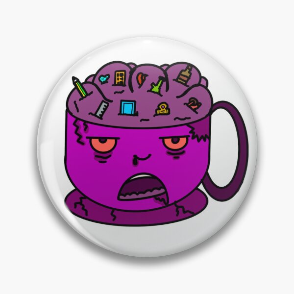 Item preview, The zombie coffee mug made an uncomfortable face, his brain was full of spoiled thoughts. designed and sold by cuttertime.