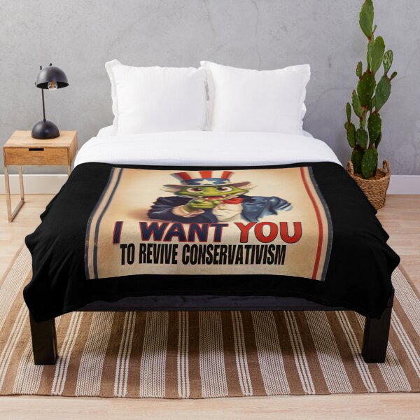 Item preview, Uncle Croaky Wants You to Revive Conservatism designed and sold by CroakysCorner.