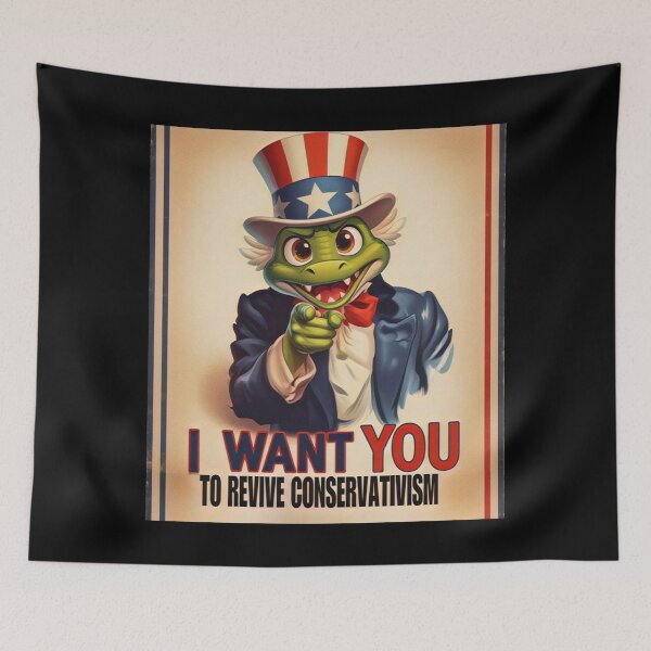 Item preview, Uncle Croaky Wants You to Revive Conservatism designed and sold by CroakysCorner.