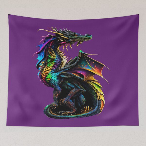 Item preview, Iridescent dragon designed and sold by Foxlindesigns.