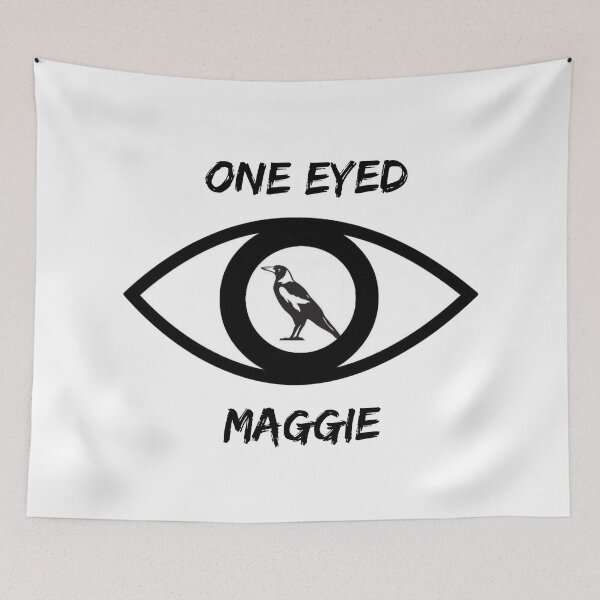 Item preview, One Eyed Maggie White Back designed and sold by BetweenThePosts.