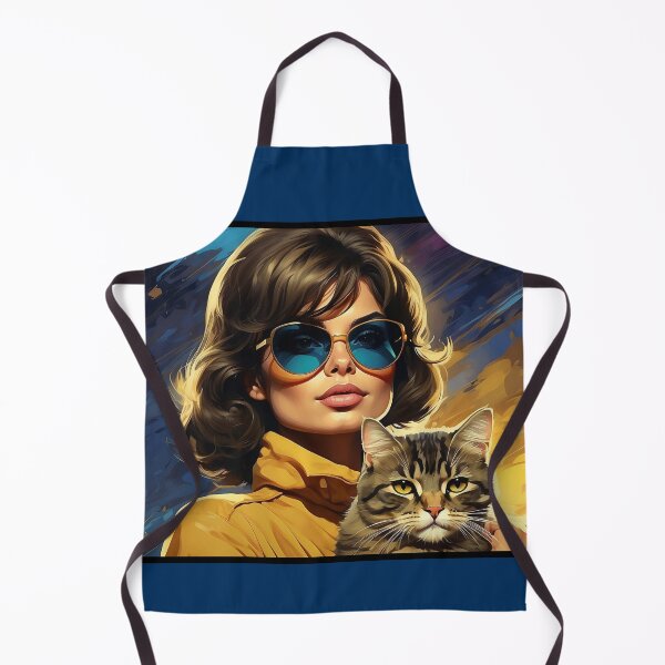 Item preview, JACQUELINE KENNEDY AND CAT MODERN FANTASY ART designed and sold by PatriotCat.