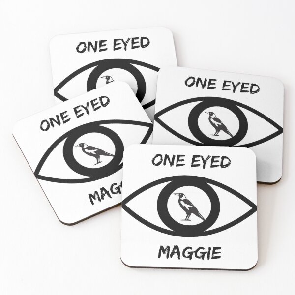 Item preview, One Eyed Maggie White Back designed and sold by BetweenThePosts.