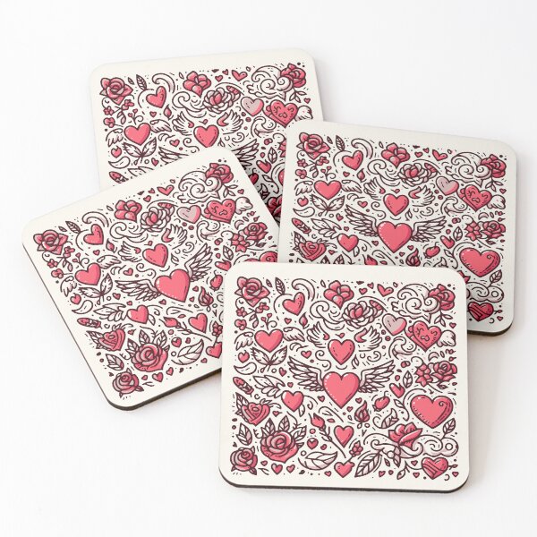 Item preview, Valentine's Day Pattern designed and sold by ArtFactoryAI.