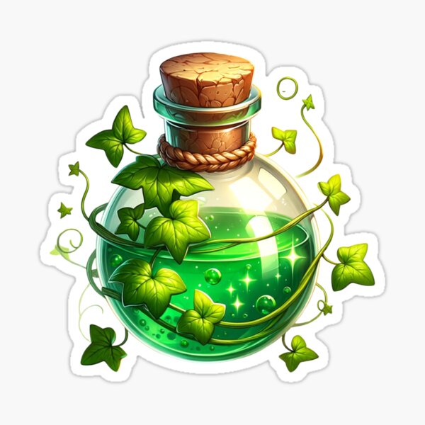 Aperçu de l'œuvre lierre, sumac vénéneux, potion magique, potion, hedera créée et vendue par GingyB.