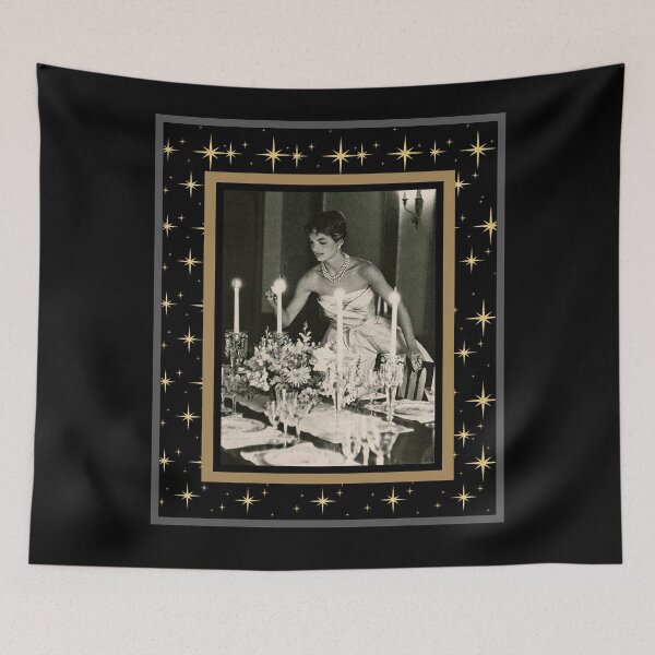 Item preview, JACQUELINE KENNEDY LIGHTING CANDLES STAR BORDER  designed and sold by PatriotCat.