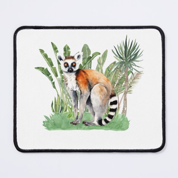 Item preview, Watercolor Ring-Tailed Lemur designed and sold by TheAnimalZ00.