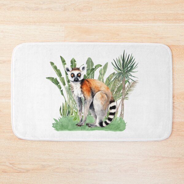 Item preview, Watercolor Ring-Tailed Lemur designed and sold by TheAnimalZ00.