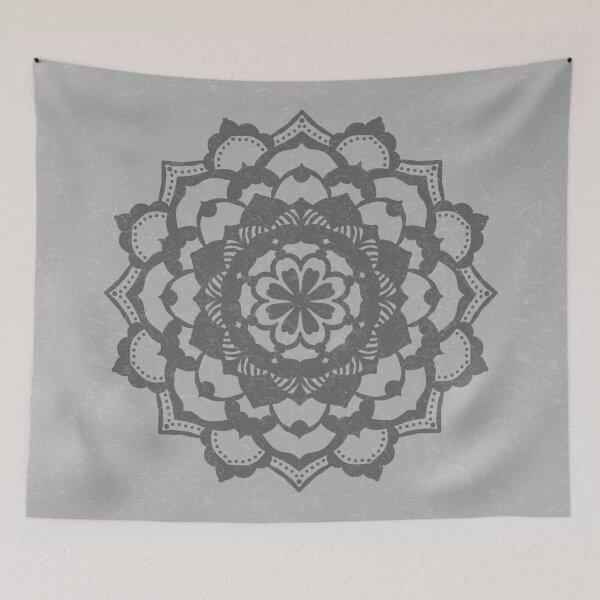 Item preview, Deva Mandala - Fog + Slate designed and sold by Irene Estelle.