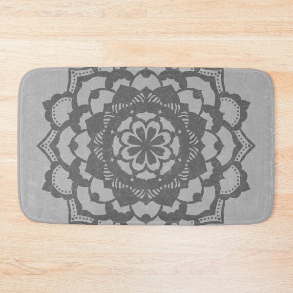 Item preview, Deva Mandala - Fog + Slate designed and sold by Irene Estelle.