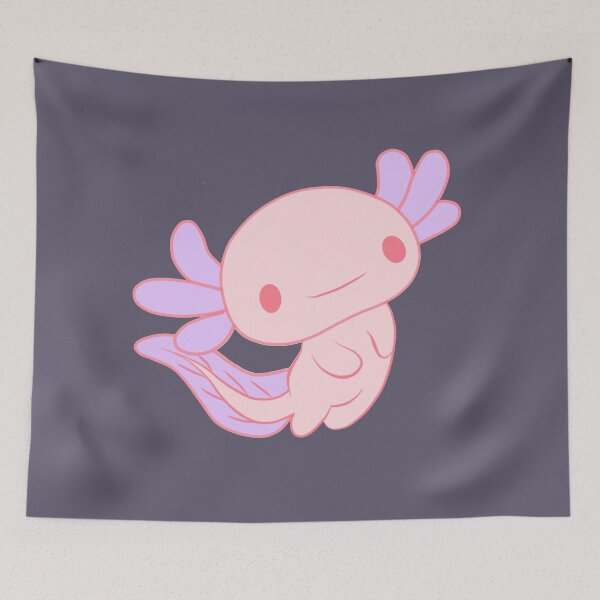 Item preview, Cute Axolotl in Purple  designed and sold by elunemori.