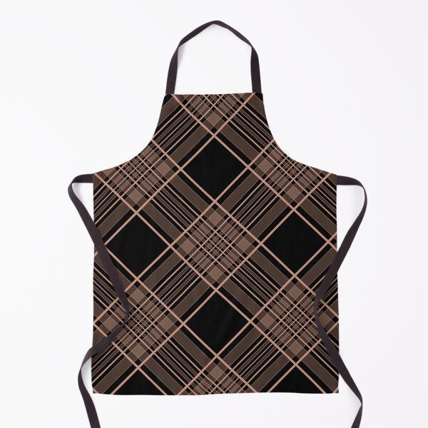 Item preview, Dark brown checkered fashionable plaid pattern designed and sold by fuzzyfox.