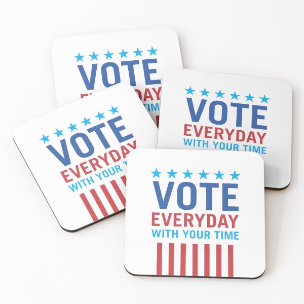 Item preview, Vote Everyday With Your Time 3 - Political Campaign designed and sold by Vector-Artist.