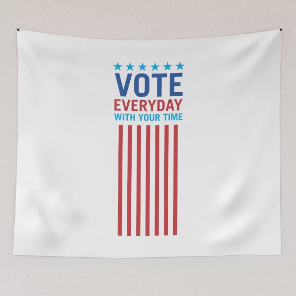 Item preview, Vote Everyday With Your Time 3 - Political Campaign designed and sold by Vector-Artist.