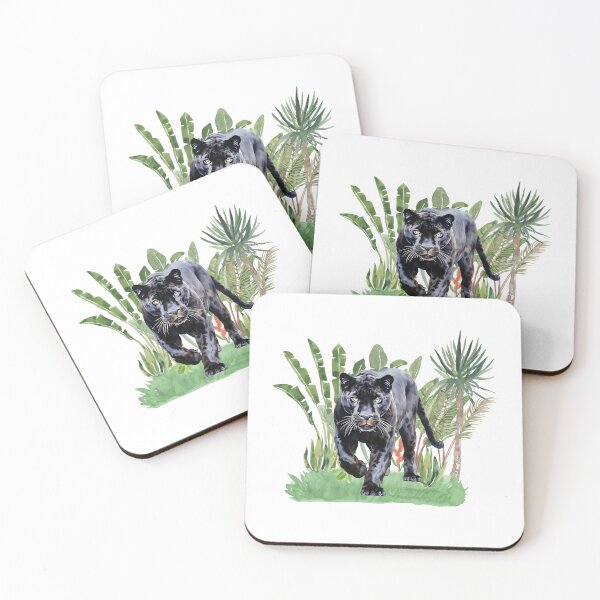 Item preview, Watercolor Black Jaguar designed and sold by TheAnimalZ00.