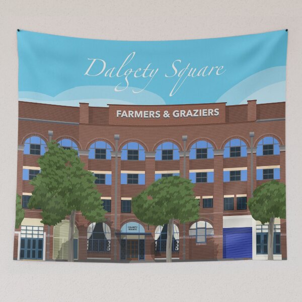Item preview, Dalgety Square Trees (text version) designed and sold by Donnahuntriss.