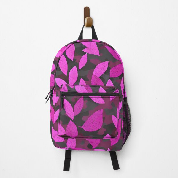 Item preview, #C028: Pink Leaf On Gray Grey Camouflage Series designed and sold by FarStarL33.