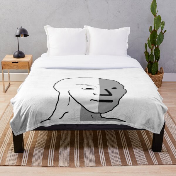 Item preview, Wojak y el NPC Wojak fusionados designed and sold by BashPIXIE.