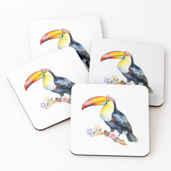 Item preview, Watercolor Toucan Bird designed and sold by TheAnimalZ00.