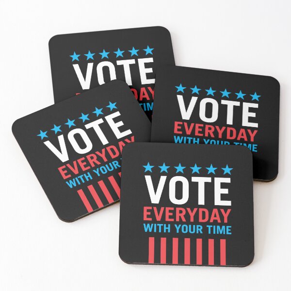 Item preview, Vote Everyday With Your Time 4 - Political Campaign designed and sold by Vector-Artist.