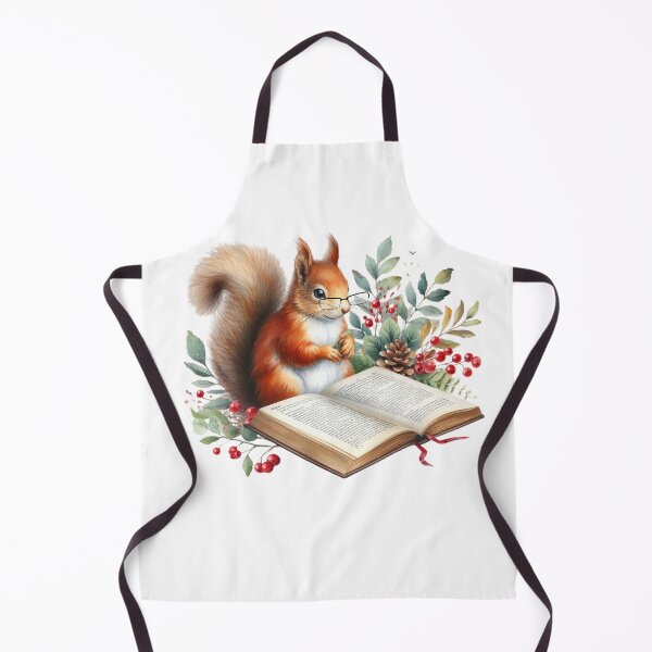 Item preview, Squirrel And Books designed and sold by TheAnimalZ00.