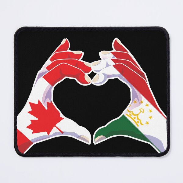 Item preview, Tajikistan Tajik Canada Canadian Love Heart Peace designed and sold by FlagX.