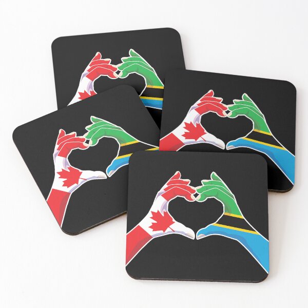 Item preview, Tanzania Tanzanian Canadian Canada Love Heart Peace designed and sold by FlagX.