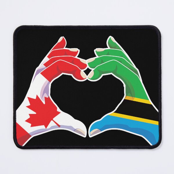 Item preview, Tanzania Tanzanian Canadian Canada Love Heart Peace designed and sold by FlagX.