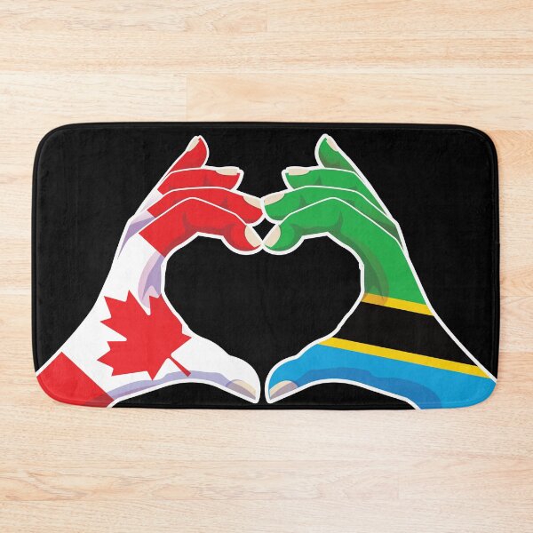 Item preview, Tanzania Tanzanian Canadian Canada Love Heart Peace designed and sold by FlagX.
